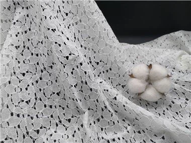 בד תחרה כותנה